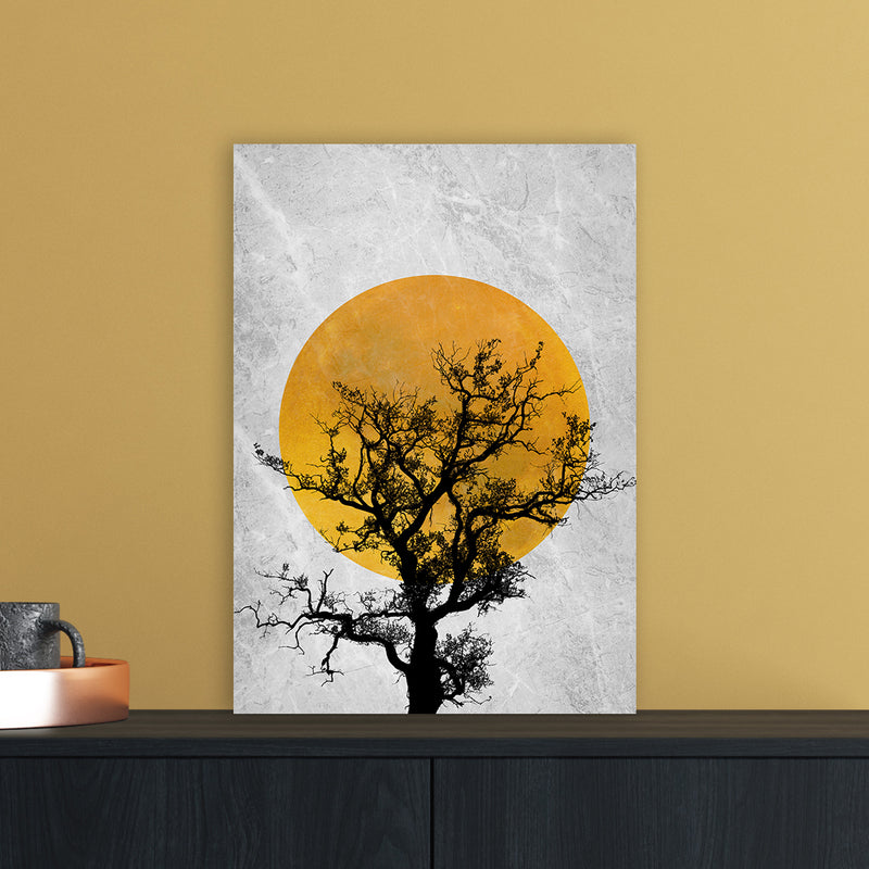 The Sunset Tree Art Print by Essentially Nomadic A3 Black Frame