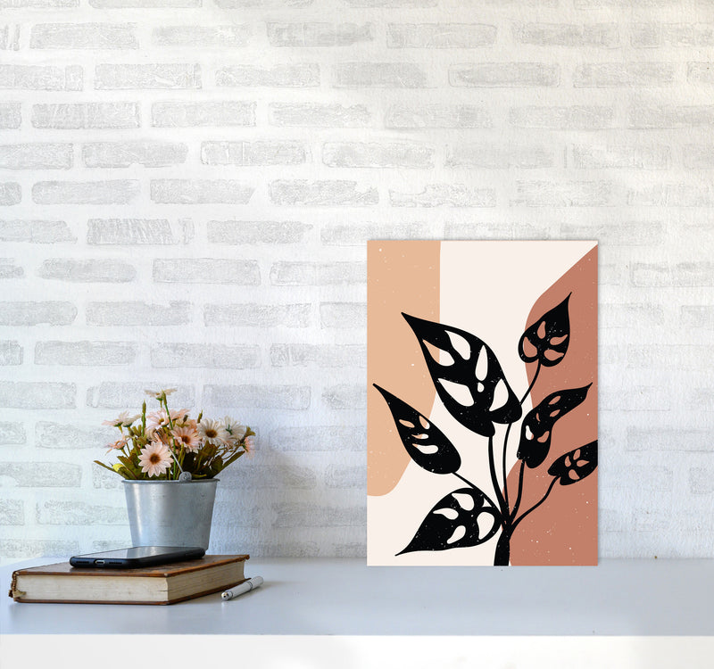 Abstract Botanical Art Print by Essentially Nomadic A3 Black Frame