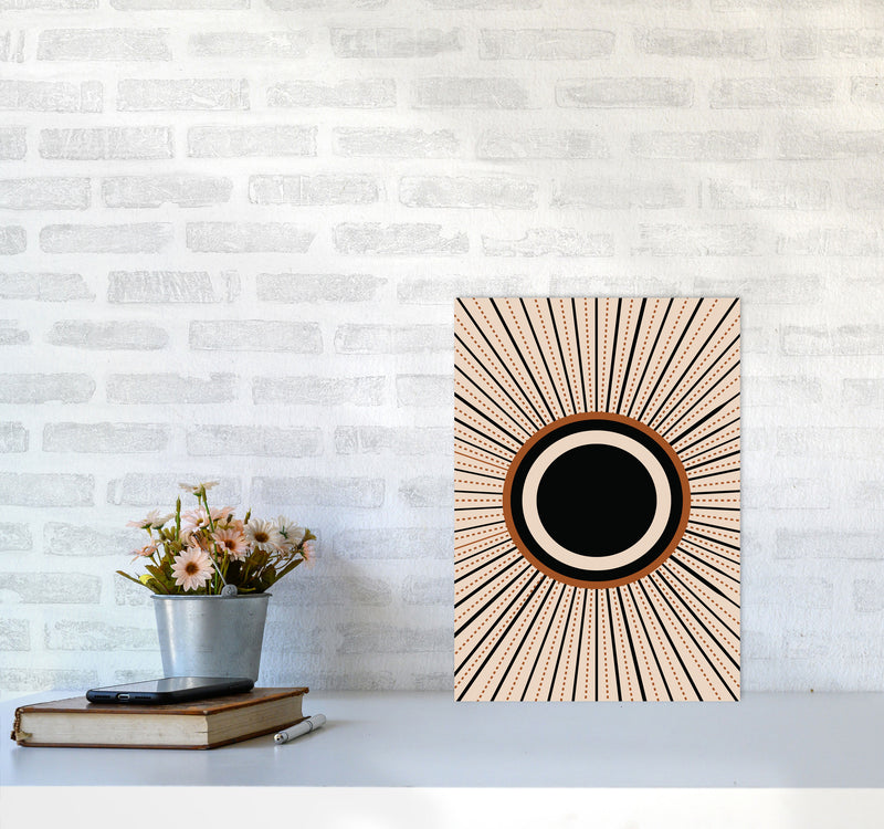 Boho Sun 1 Art Print by Essentially Nomadic A3 Black Frame