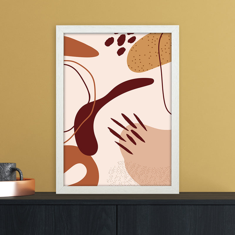 Abstract Shapes 2 Art Print by Essentially Nomadic A3 Oak Frame