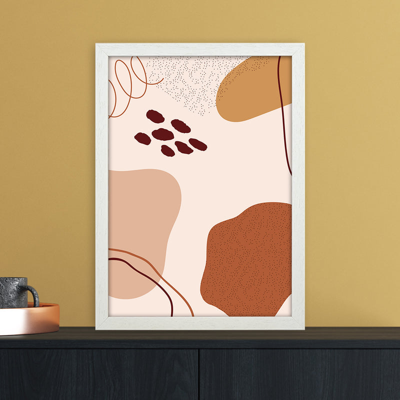 Abstract Shapes Art Print by Essentially Nomadic A3 Oak Frame