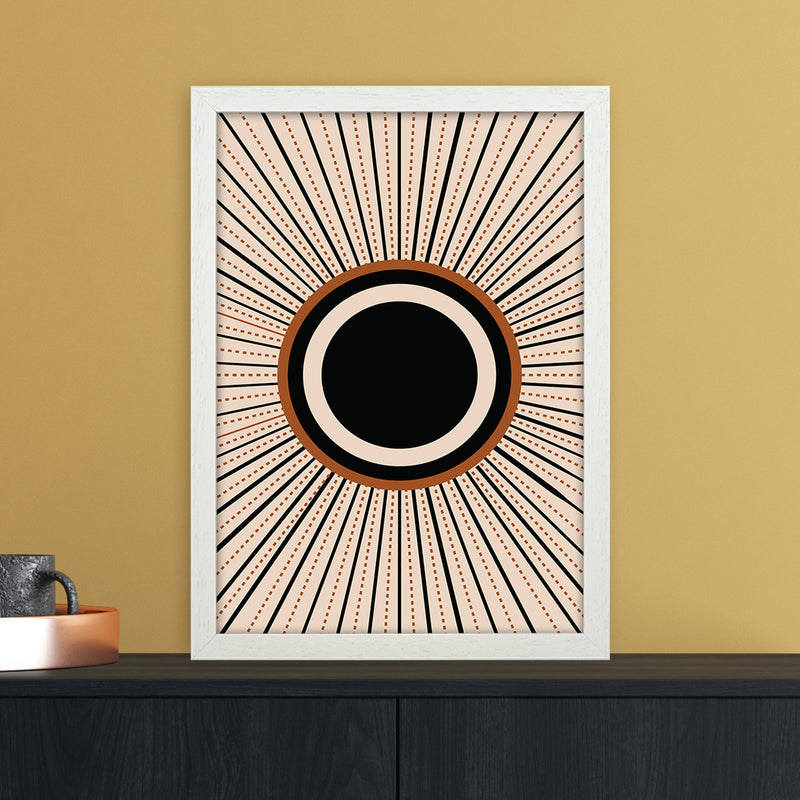 Boho Sun 1 Art Print by Essentially Nomadic A3 Oak Frame