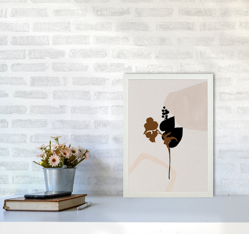 Abstract Leaf 2 Art Print by Essentially Nomadic A3 Oak Frame