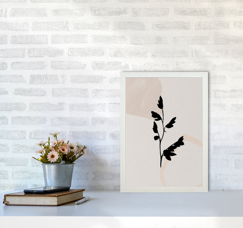 Abstract Leaf 4 Art Print by Essentially Nomadic A3 Oak Frame