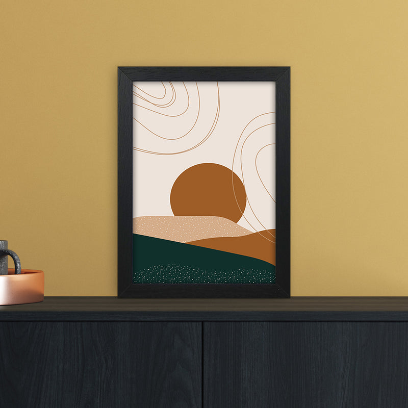 Abstract Landscape 2x3 Ratio Art Print by Essentially Nomadic A4 White Frame