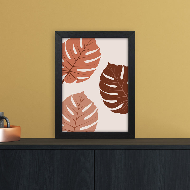 Monstera Leaf 01 Art Print by Essentially Nomadic A4 White Frame