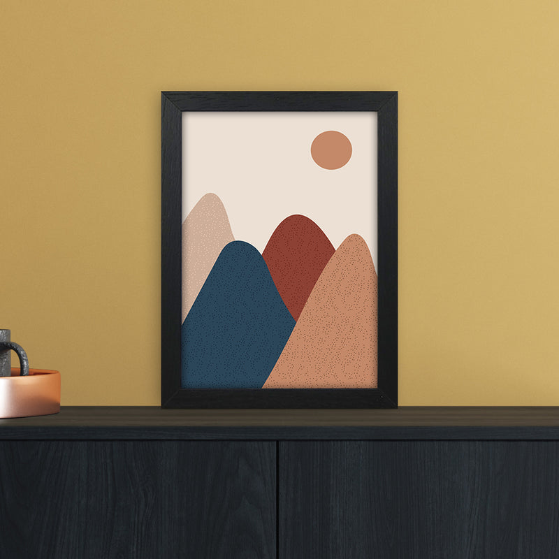 Mountain Sun Art Print by Essentially Nomadic A4 White Frame