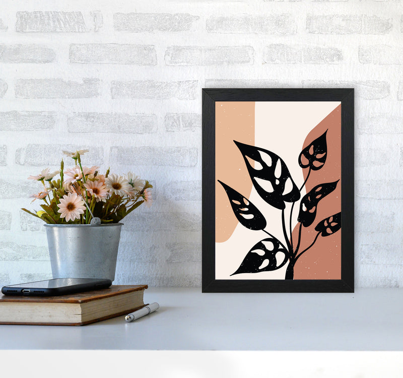 Abstract Botanical Art Print by Essentially Nomadic A4 White Frame