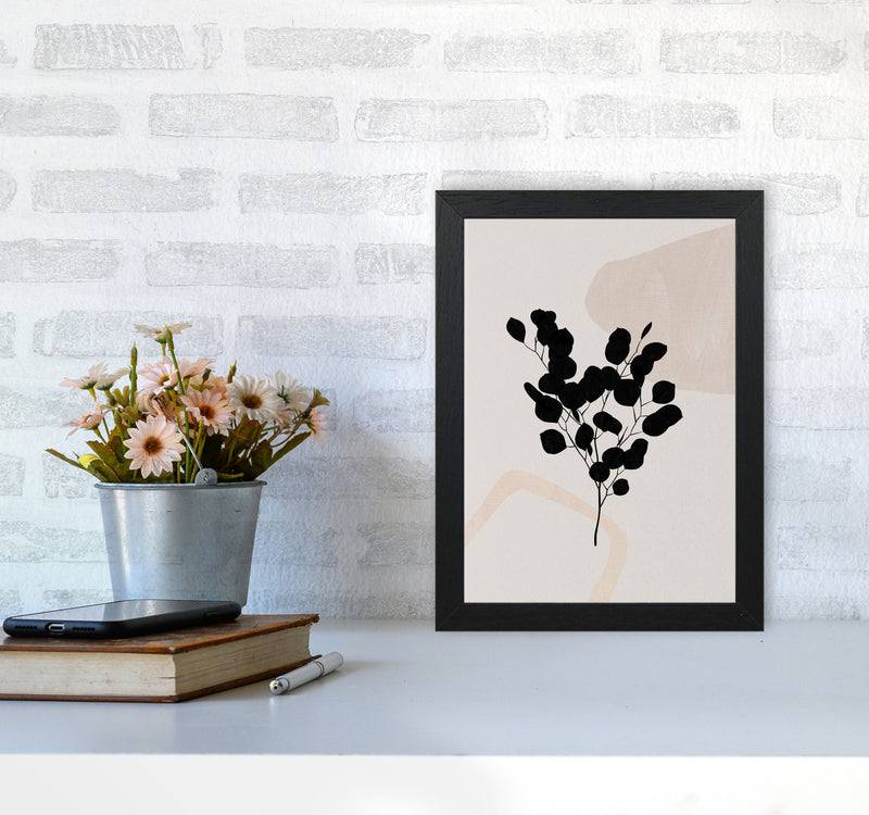 Abstract Eucalyptus Leaf Art Print by Essentially Nomadic A4 White Frame