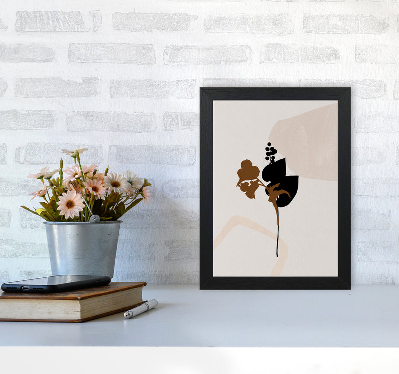 Abstract Leaf 2 Art Print by Essentially Nomadic A4 White Frame