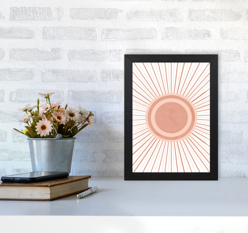 Boho Sun Art Print by Essentially Nomadic A4 White Frame