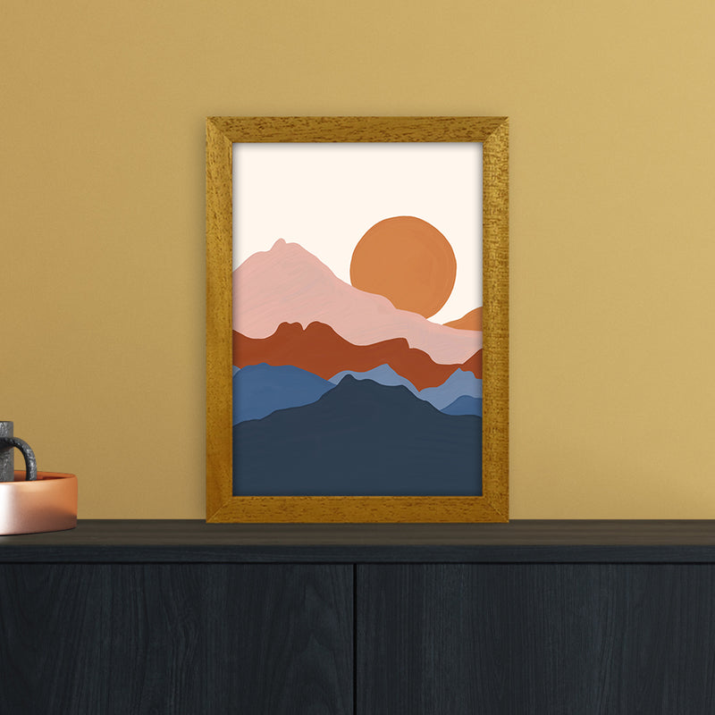 Astract Landscape Art Print by Essentially Nomadic A4 Print Only