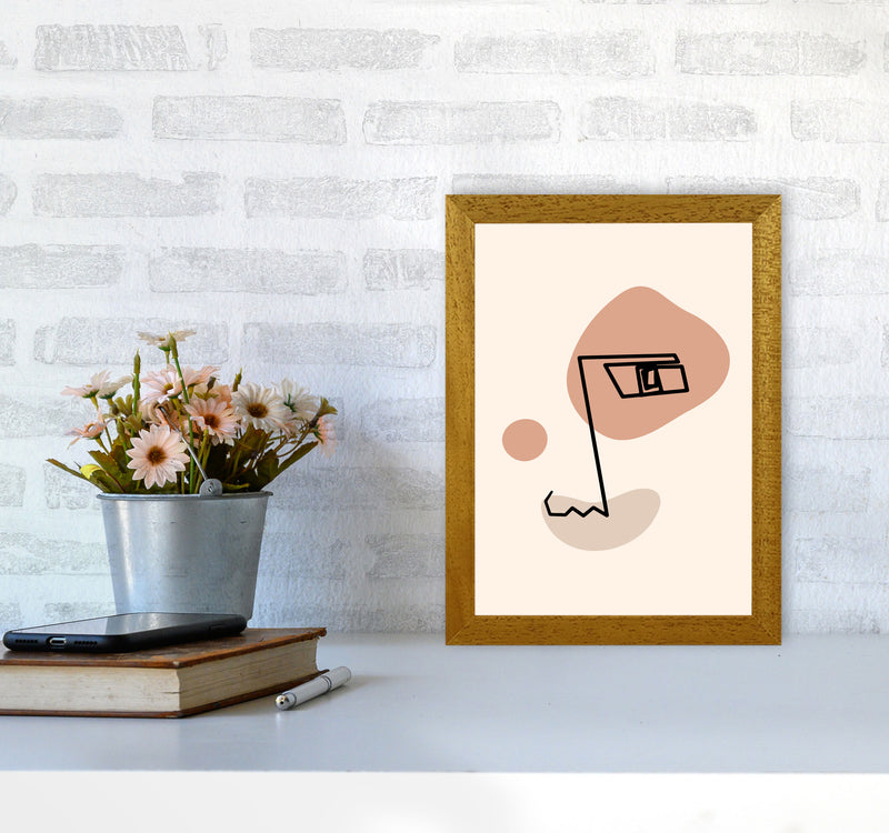 Absract 1 Face Line Art Art Print by Essentially Nomadic A4 Print Only