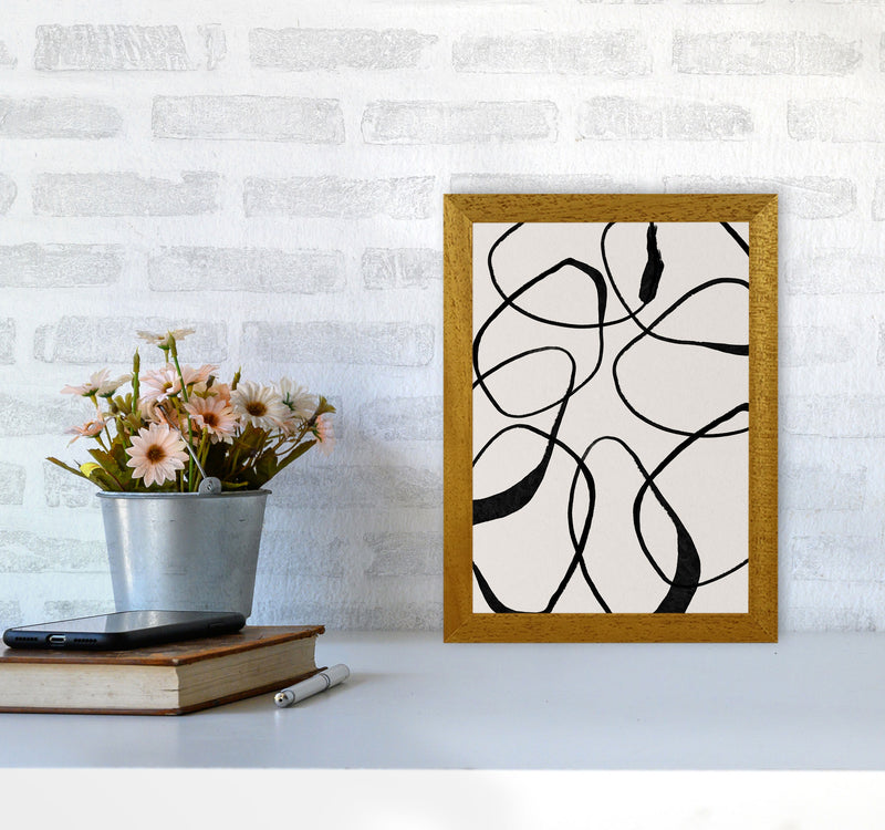 Abstract Scribble Art Print by Essentially Nomadic A4 Print Only