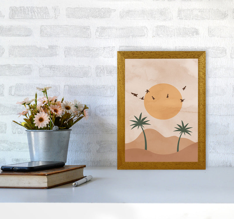 Desert Palm Art Print by Essentially Nomadic A4 Print Only