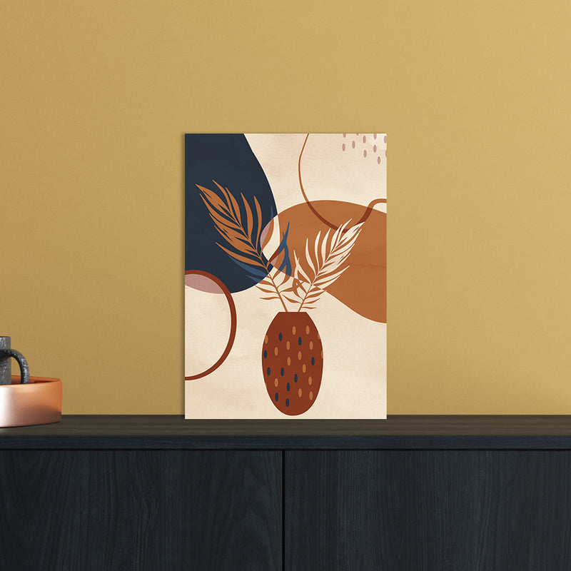 Mid Century Vase Art Print by Essentially Nomadic A4 Black Frame