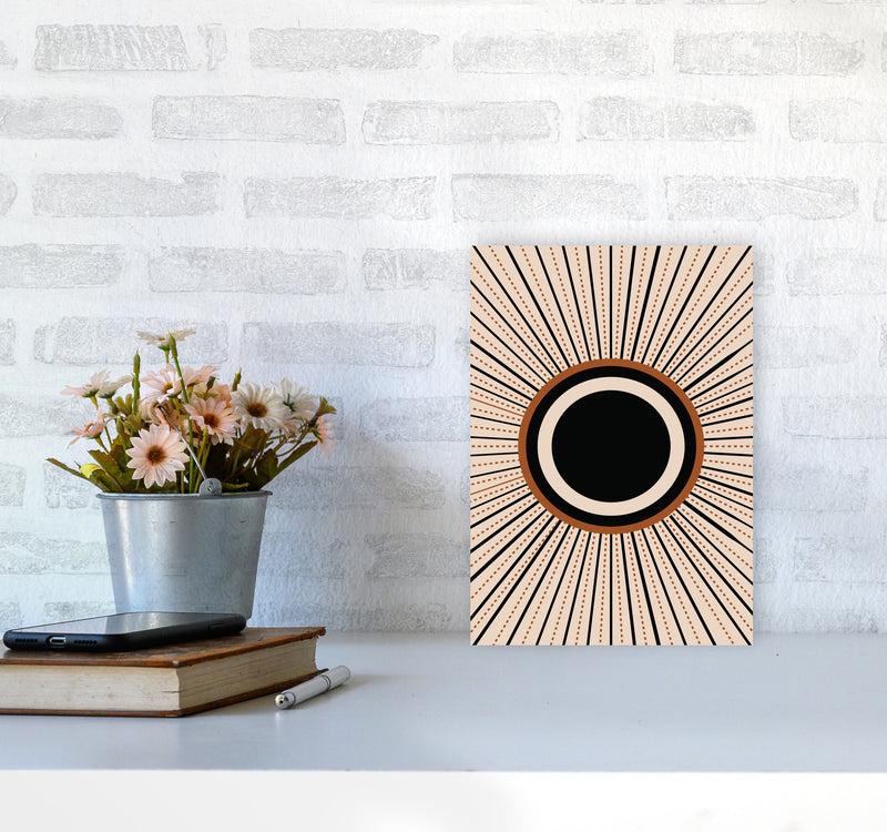 Boho Sun 1 Art Print by Essentially Nomadic A4 Black Frame