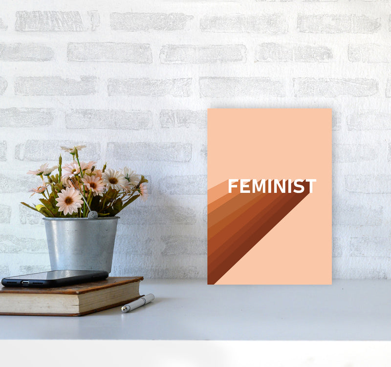Feminist Art Print by Essentially Nomadic A4 Black Frame