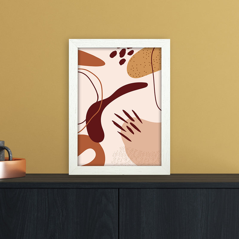 Abstract Shapes 2 Art Print by Essentially Nomadic A4 Oak Frame