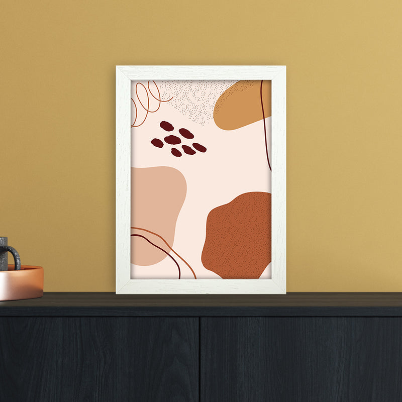 Abstract Shapes Art Print by Essentially Nomadic A4 Oak Frame