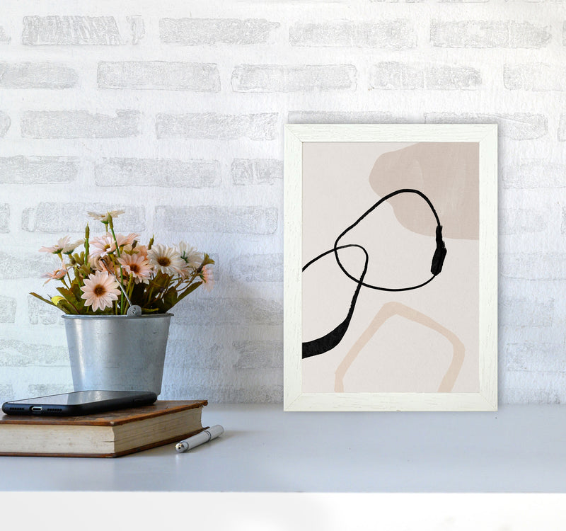 Abstract Art Art Print by Essentially Nomadic A4 Oak Frame