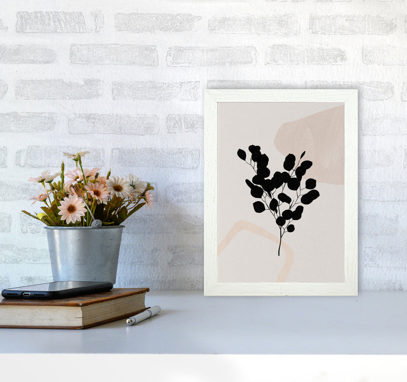 Abstract Eucalyptus Leaf Art Print by Essentially Nomadic A4 Oak Frame