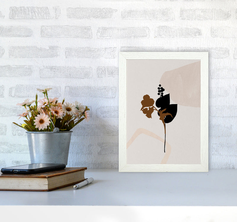 Abstract Leaf 2 Art Print by Essentially Nomadic A4 Oak Frame