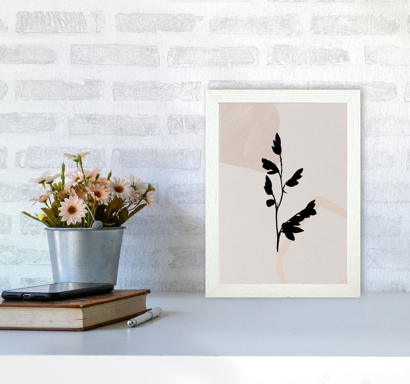 Abstract Leaf 4 Art Print by Essentially Nomadic A4 Oak Frame