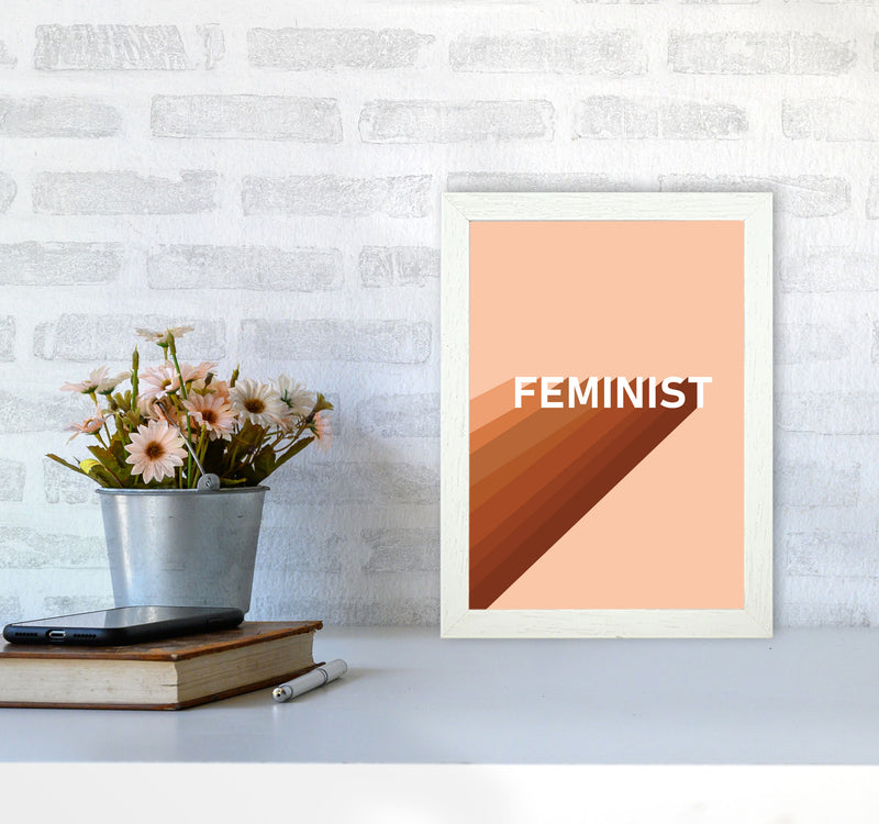 Feminist Art Print by Essentially Nomadic A4 Oak Frame