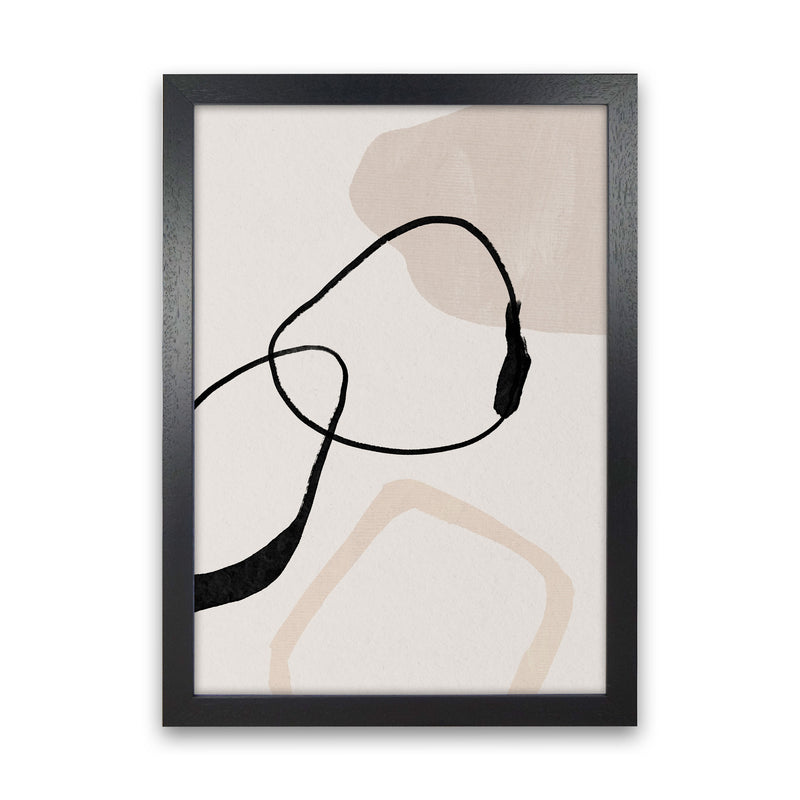 Abstract Art Art Print by Essentially Nomadic Black Grain