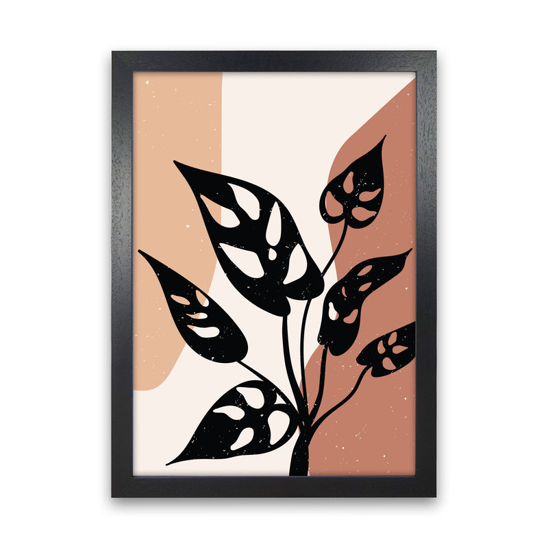 Abstract Botanical Art Print by Essentially Nomadic Black Grain
