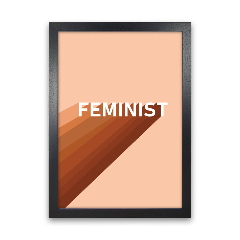 Feminist Art Print by Essentially Nomadic Black Grain