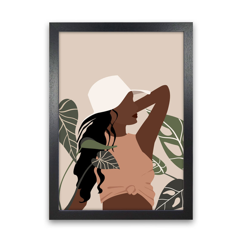 Girl Black Woman Art Print by Essentially Nomadic Black Grain