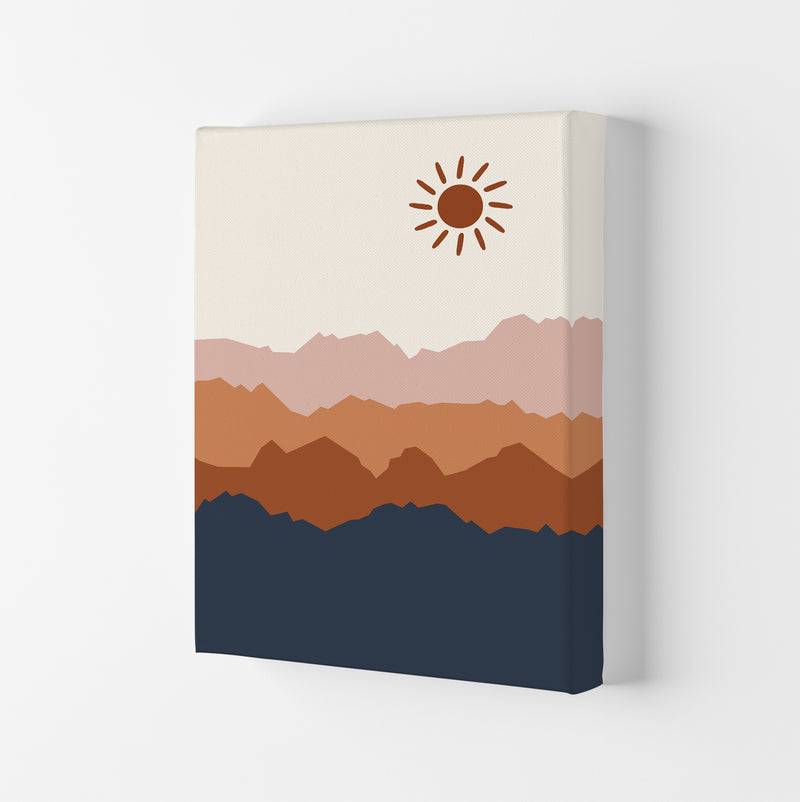 Sun Blue Mountain 02 Art Print by Essentially Nomadic Canvas