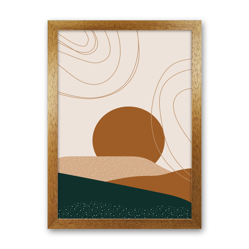 Abstract Landscape 2x3 Ratio Art Print by Essentially Nomadic Oak Grain
