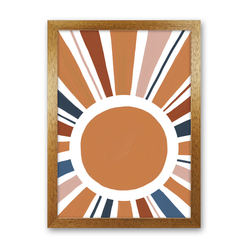 Abstract Sun Rays Art Print by Essentially Nomadic Oak Grain