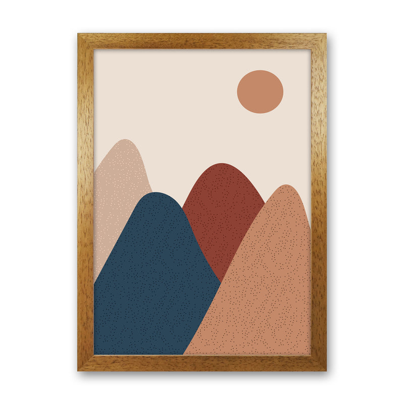 Mountain Sun Art Print by Essentially Nomadic Oak Grain