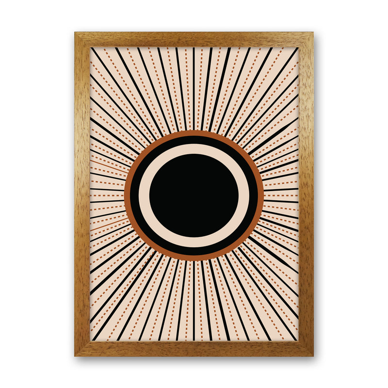 Boho Sun 1 Art Print by Essentially Nomadic Oak Grain
