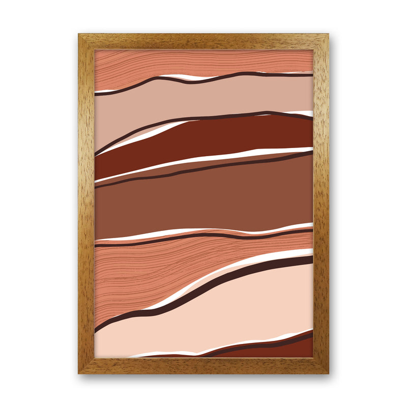 Abstract Stripes Art Print by Essentially Nomadic Oak Grain