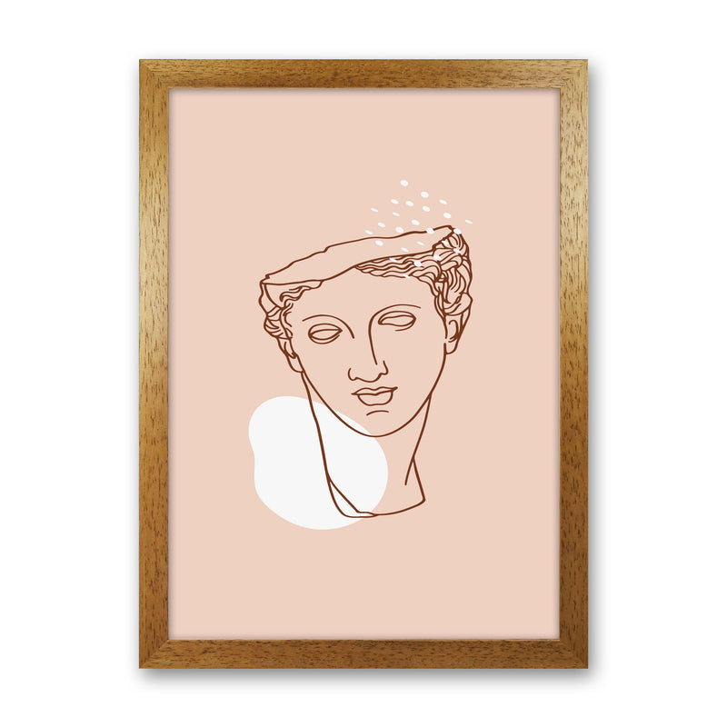 Greek Aphrodite Head Art Print by Essentially Nomadic Oak Grain