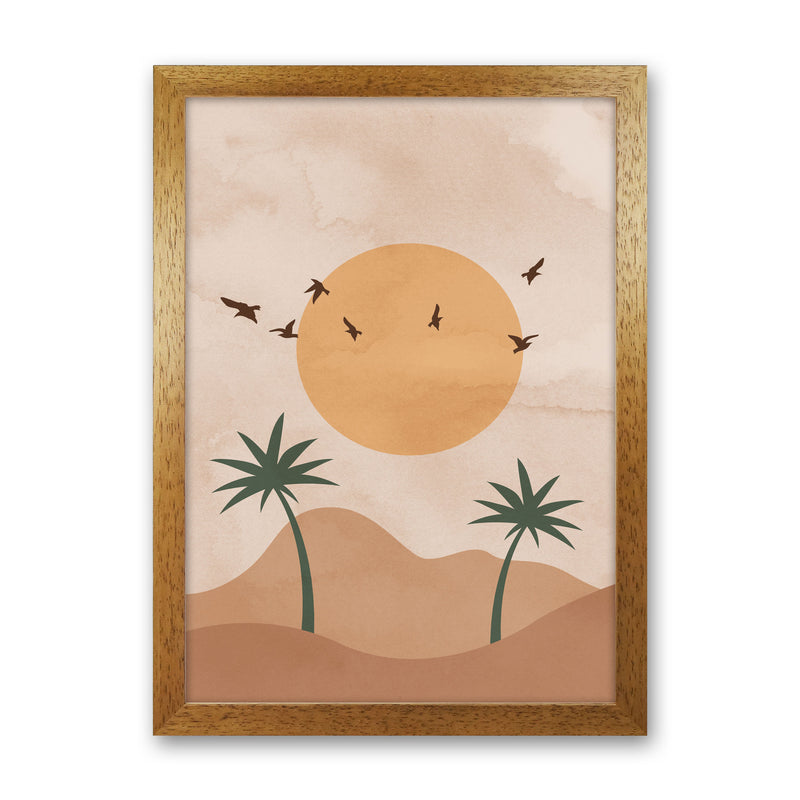Desert Palm Art Print by Essentially Nomadic Oak Grain