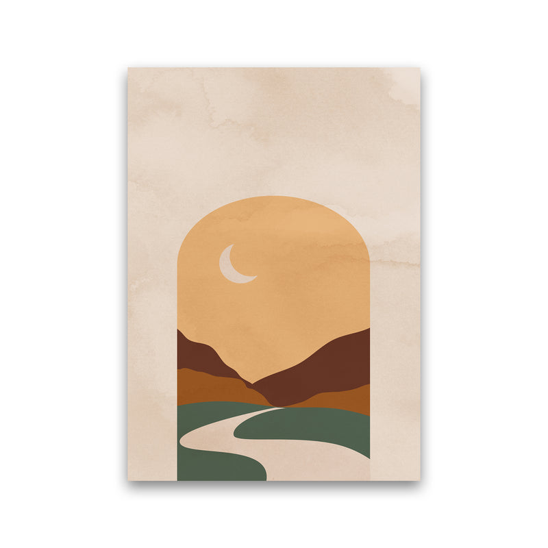 Road Moon Art Print by Essentially Nomadic Print Only