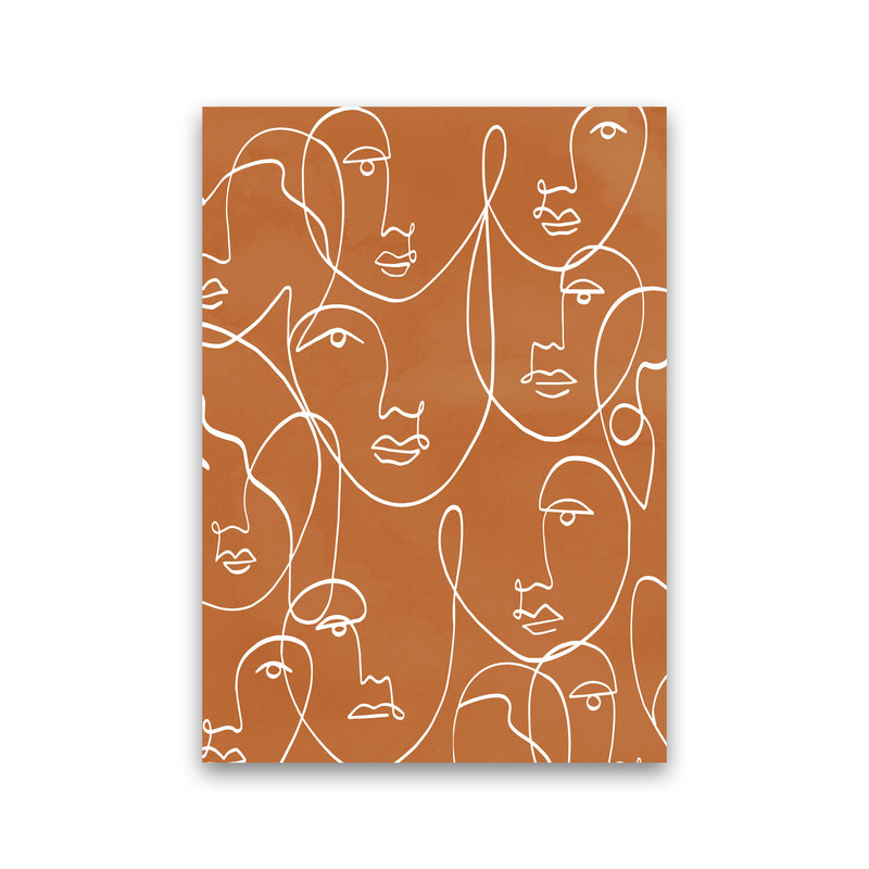Face Line Art Art Print by Essentially Nomadic Print Only