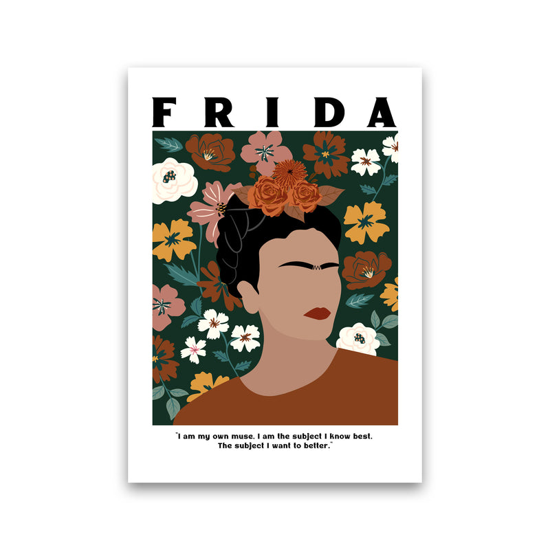 Frida Floral Art Print by Essentially Nomadic Print Only