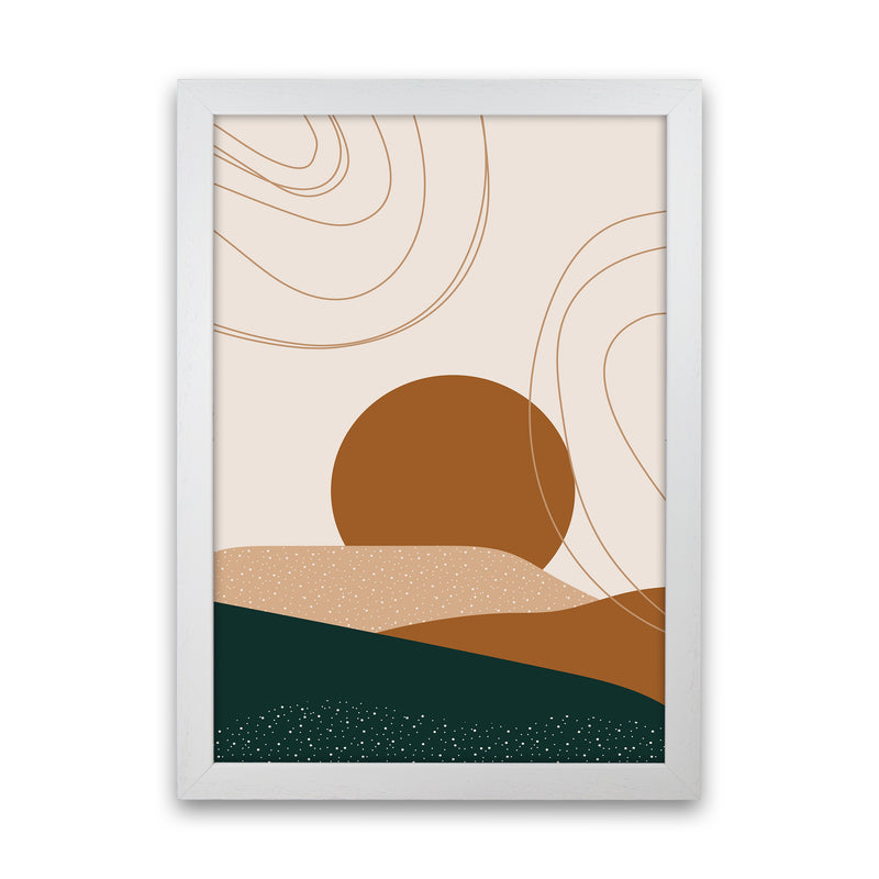 Abstract Landscape 2x3 Ratio Art Print by Essentially Nomadic White Grain