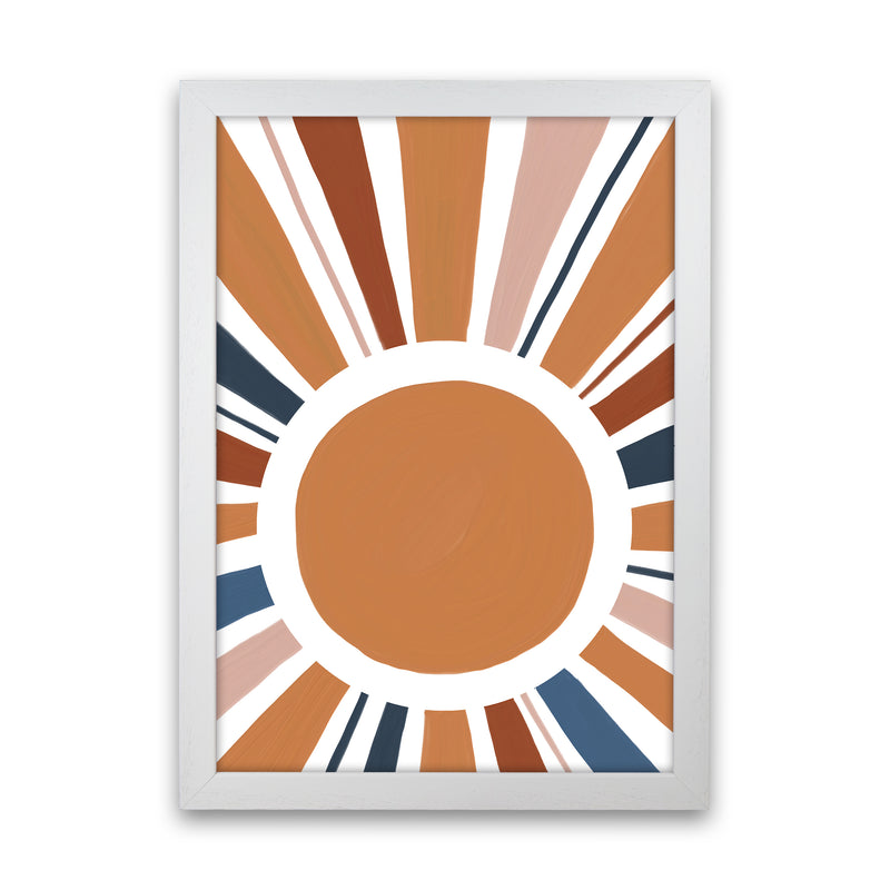 Abstract Sun Rays Art Print by Essentially Nomadic White Grain