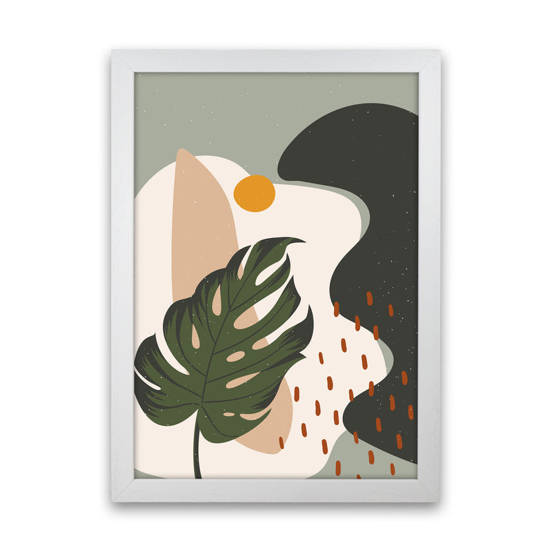 Botanical Abstract Art Print by Essentially Nomadic White Grain