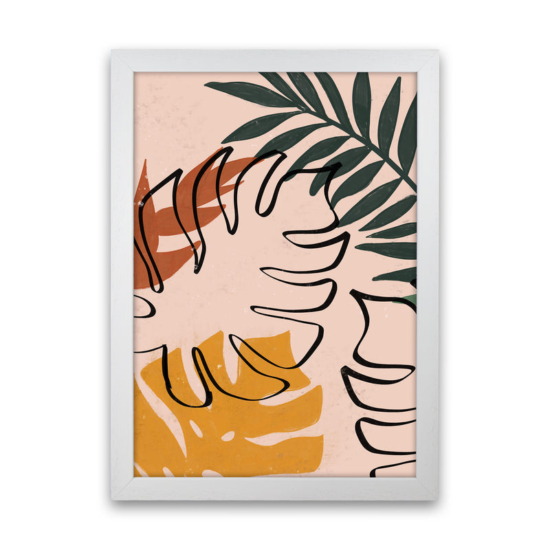 Abstract Plant Art Print by Essentially Nomadic White Grain