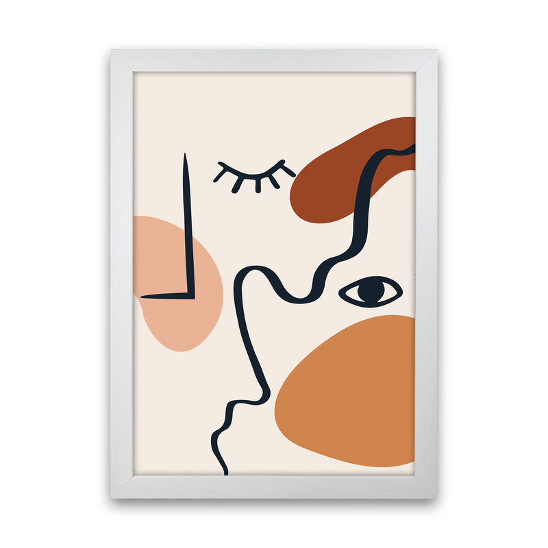 Abstract Lines Art Print by Essentially Nomadic White Grain