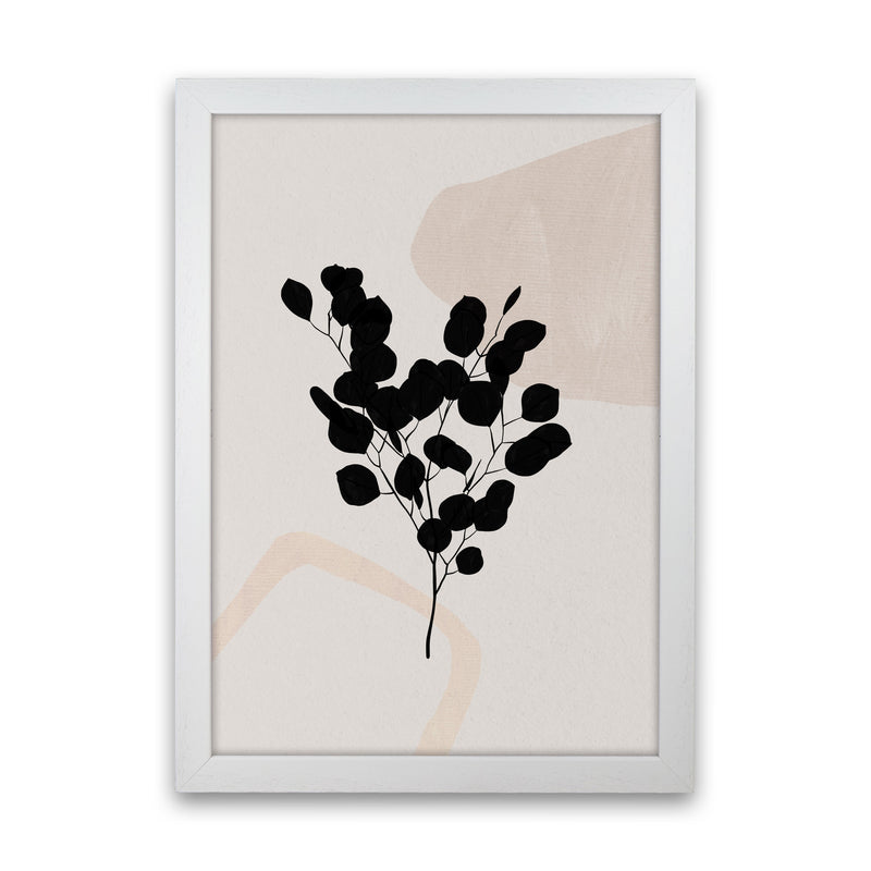 Abstract Eucalyptus Leaf Art Print by Essentially Nomadic White Grain